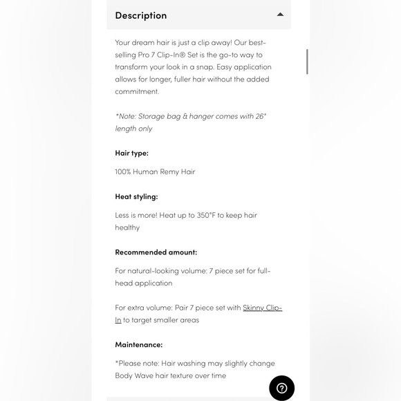 Luxurious 7-Piece Clip-In Hair Extensions - Ash Brown - Picture 5 of 5